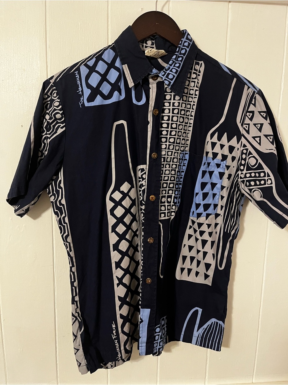 Hawaiian Force Aloha Shirt RARE